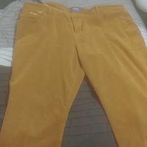 Women's curvy cordoury pants